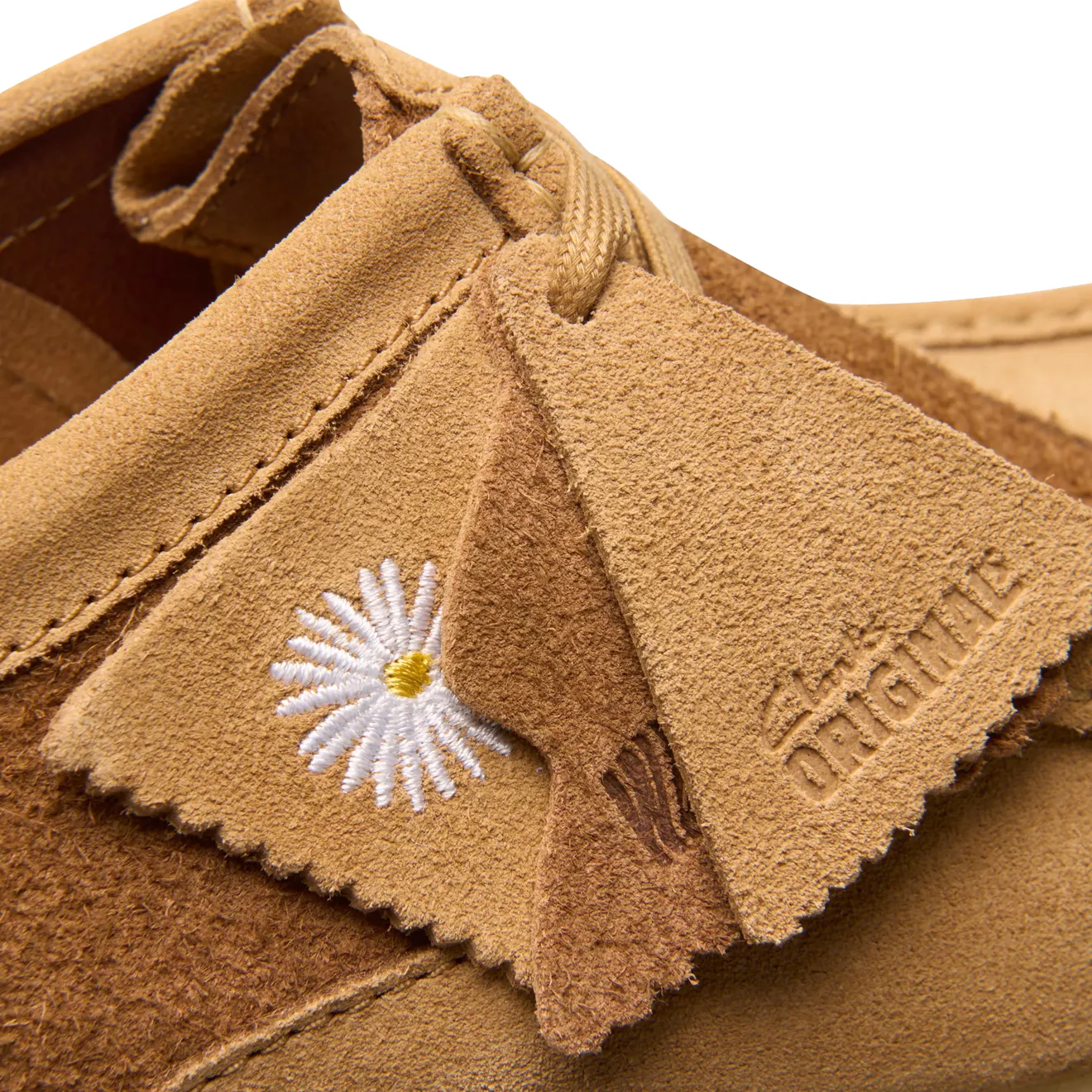 Clarks Originals Wallabee Shoes Tan Combination - Image 7