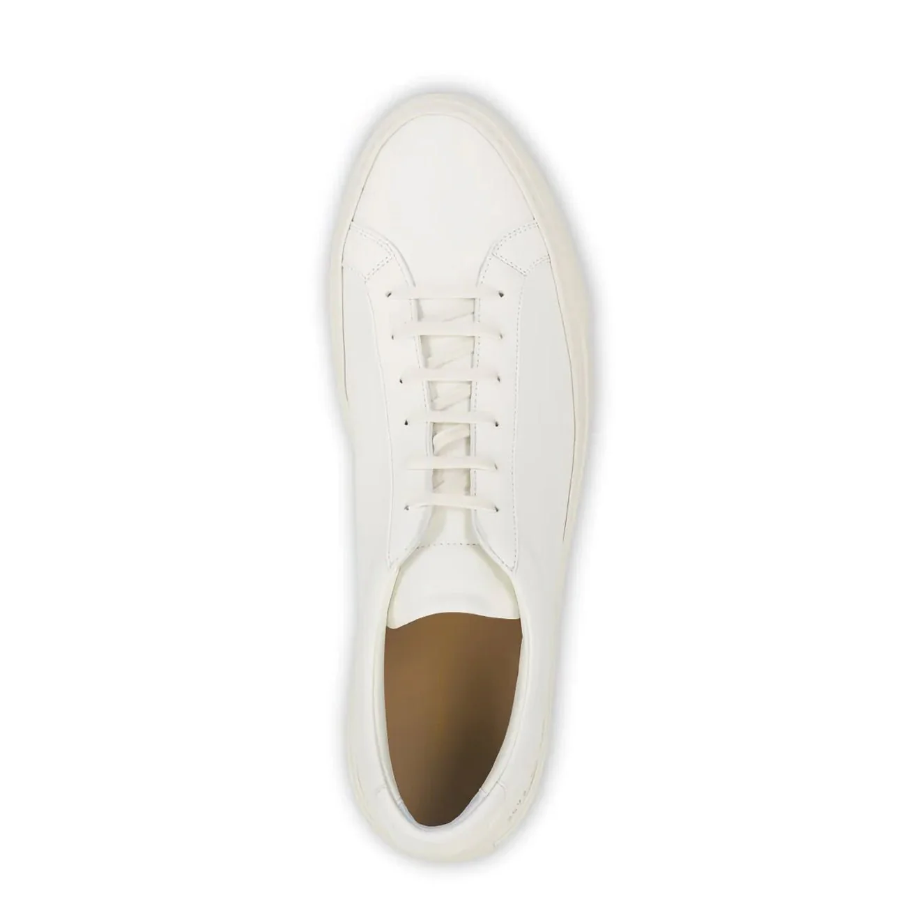 Common Projects Achilles Premium Leather Trainers Off White - Image 2
