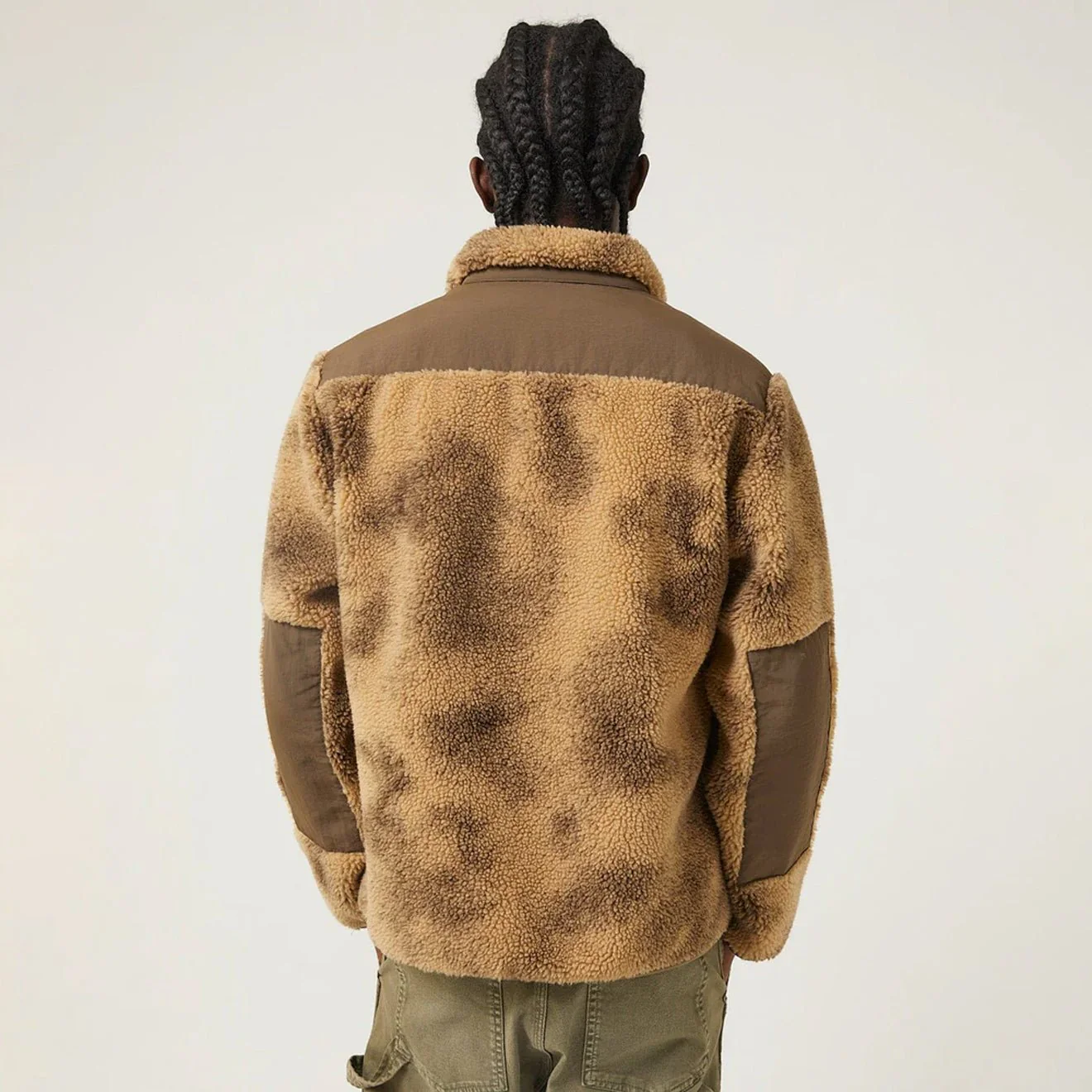 Corridor Oak Fleece Zip Brown - Image 3