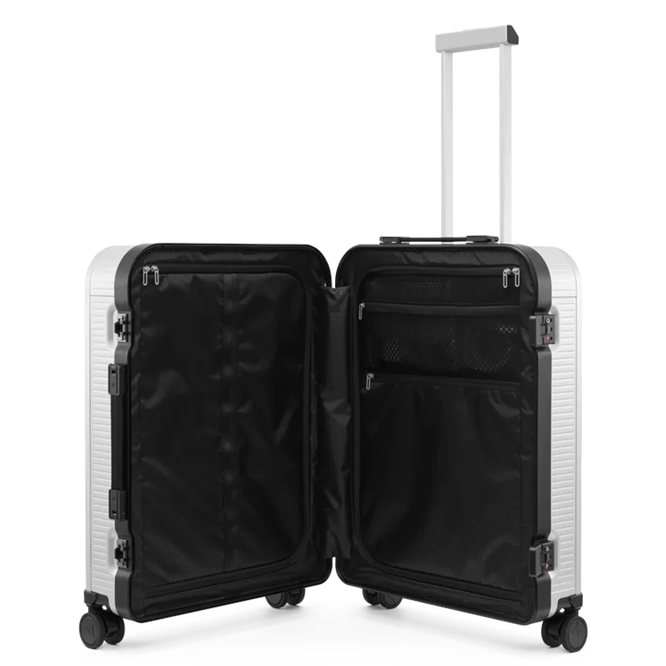 DB Ramverk Alu Check-in Luggage Medium Silver / Onyx - Image 5