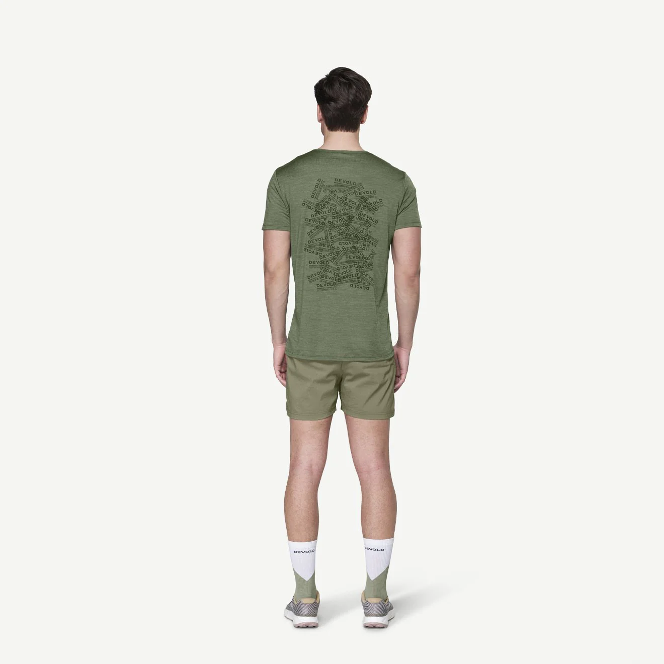 Devold Active Stamp Tee Man Forest - Image 4
