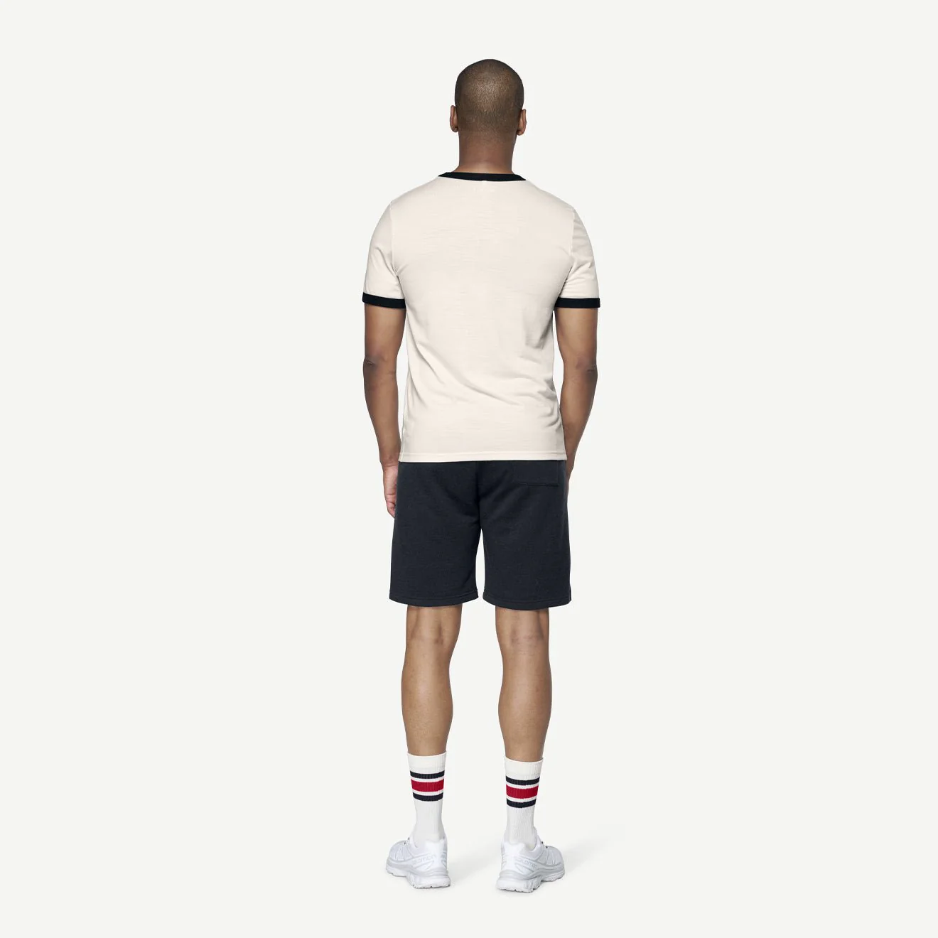 Devold Archive Ringer Tee White/Ink - Image 3