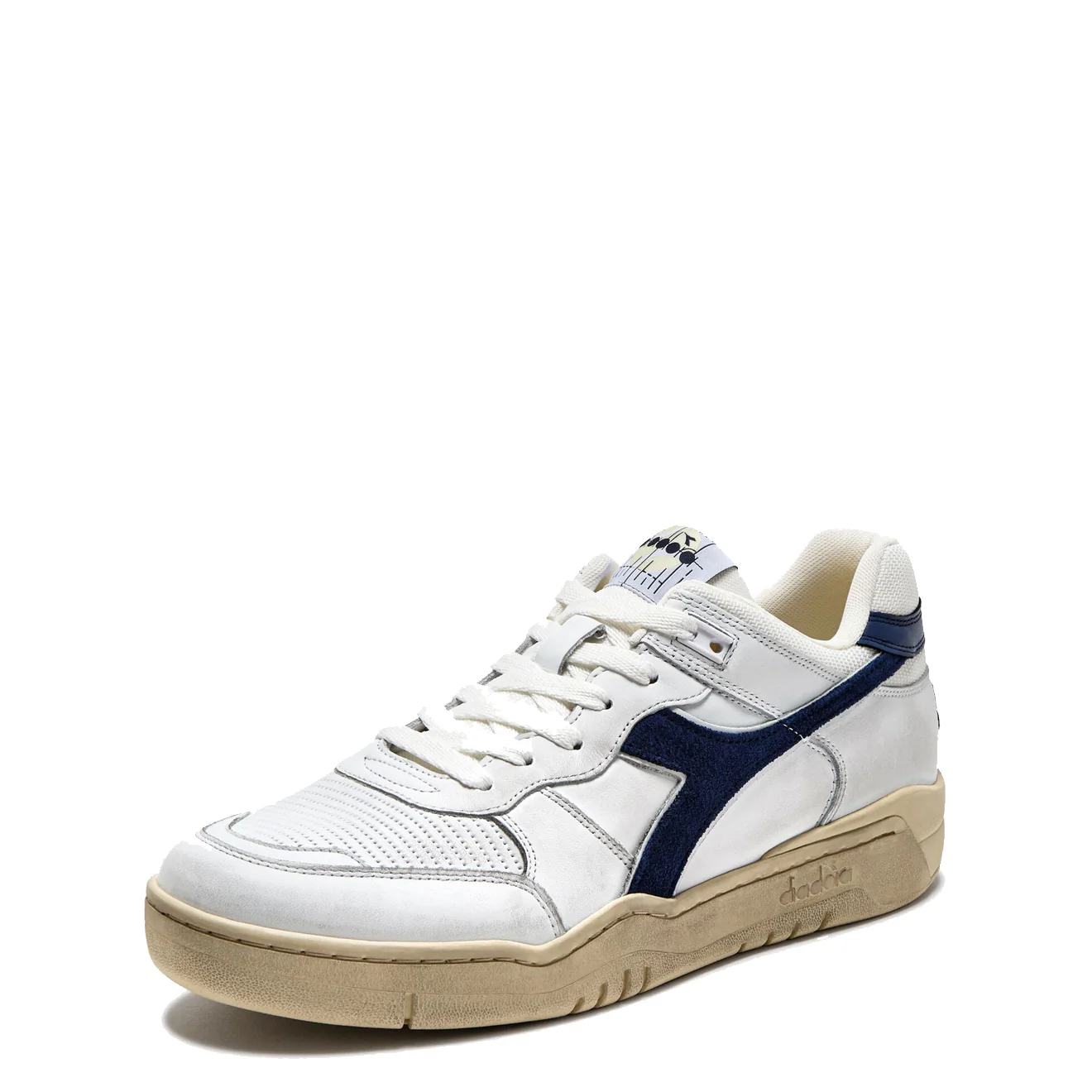Diadora B.560 Used Trainer White / Blue Corsair - Image 2