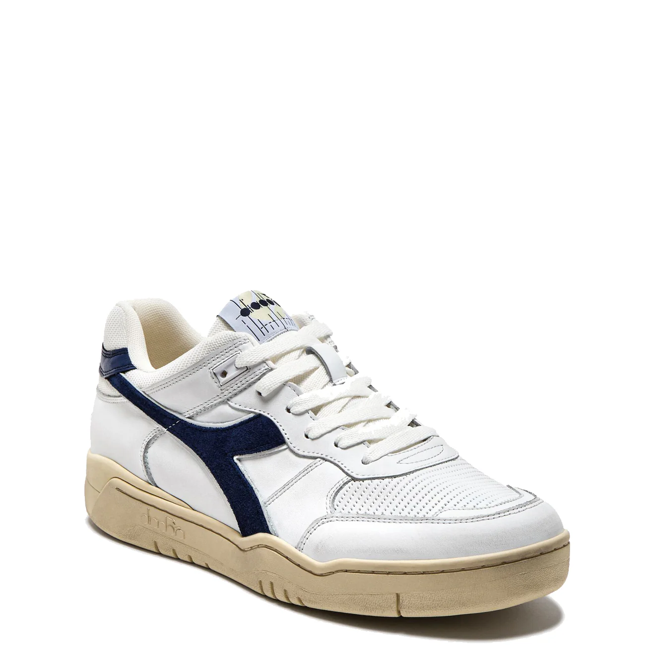 Diadora B.560 Used Trainer White / Blue Corsair - Image 3