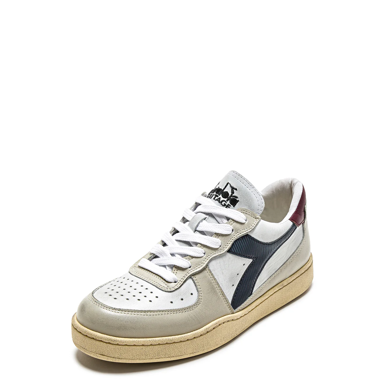 Diadora MI Basket Low Used Gray Pelican - Image 7
