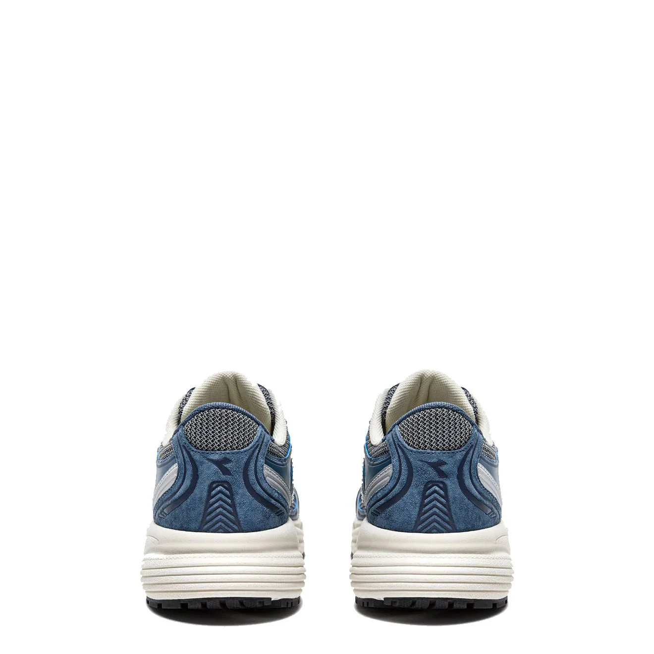 Diadora Mythos Star Pigskin Trainer Blue Dark Denim - Image 6