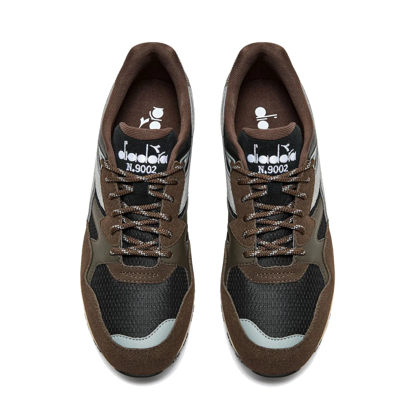 Diadora N9002 Polar Dark Brown Trainer Dark Brown - Image 2