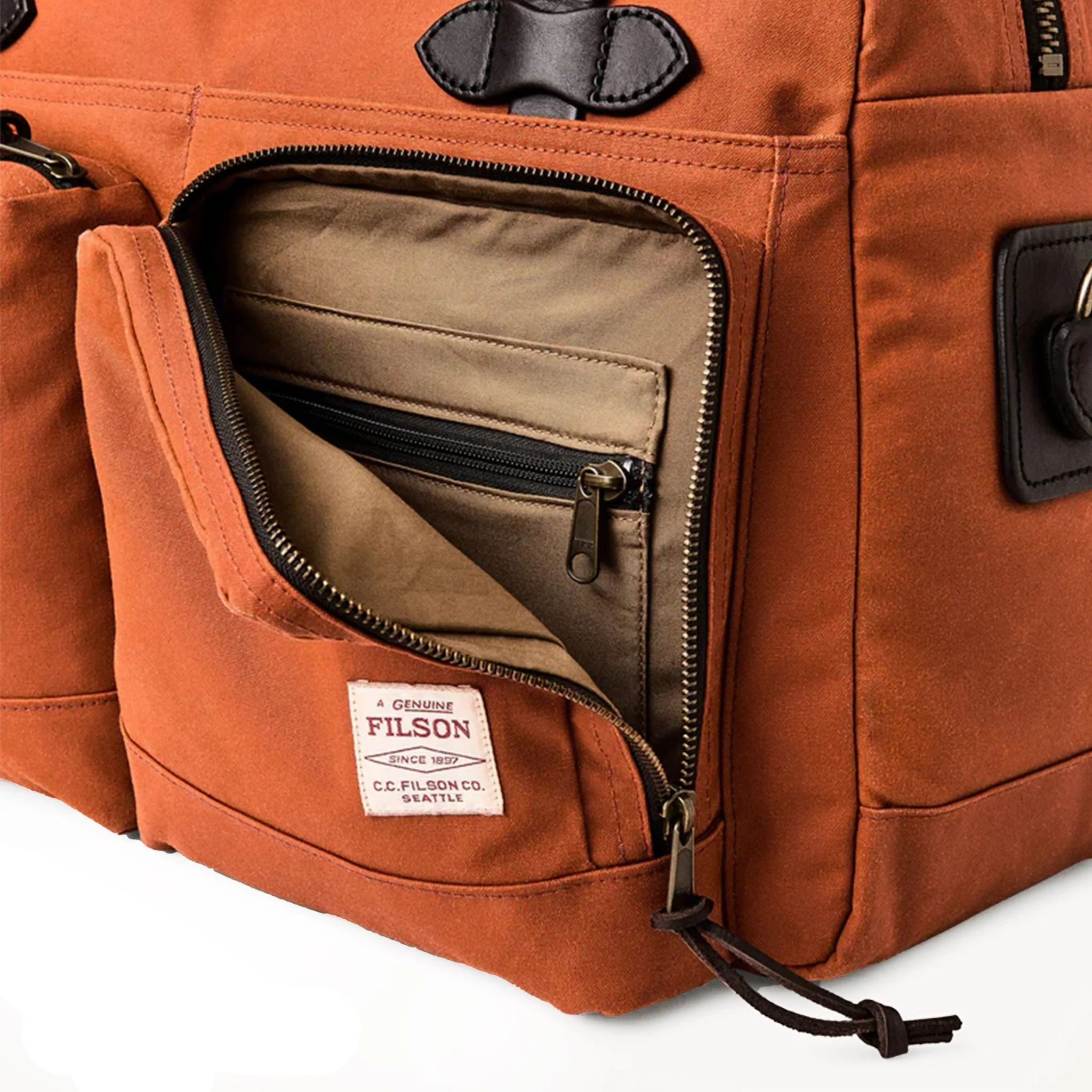 Filson 48Hr Duffle Rust - Image 4
