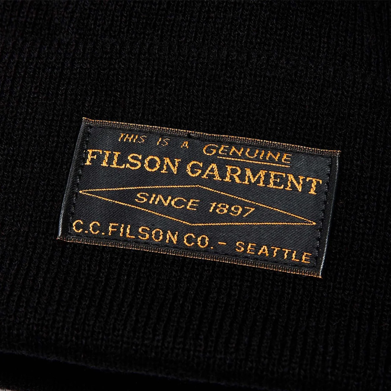 Filson Ballard Watch Cap Black - Image 2