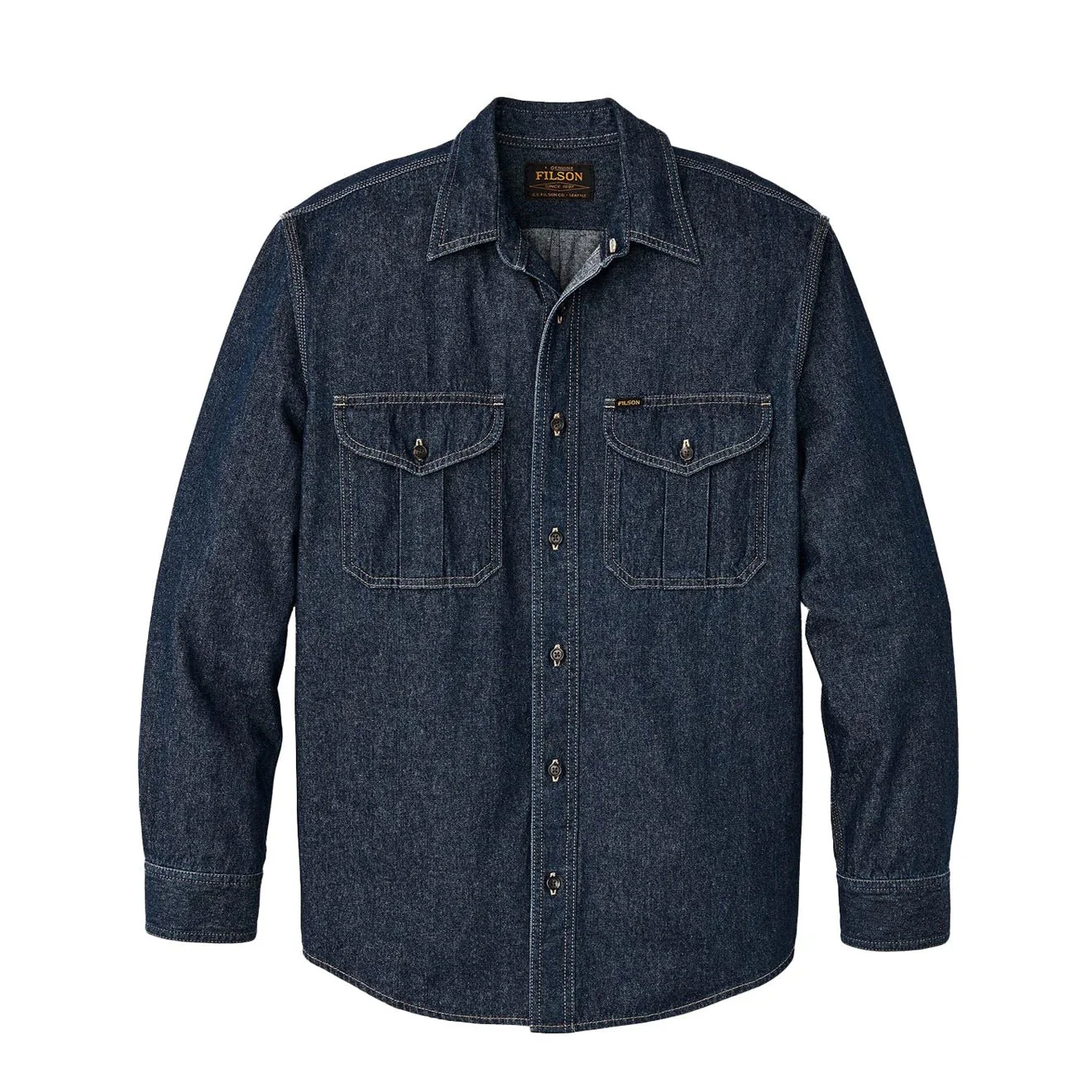 Filson Denim Guide Shirt Rinse Indigo