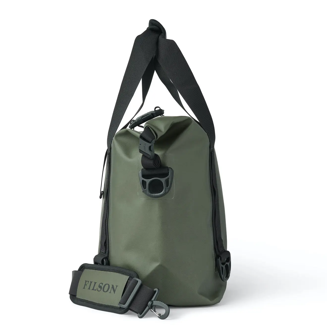 Filson Dry Roll-Top Tote Bag Green - Image 3