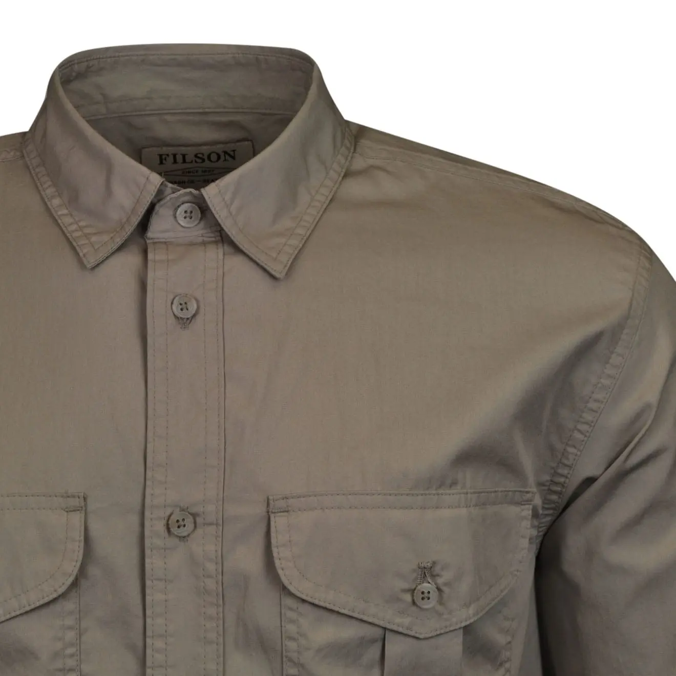 Filson Feather Cloth Shirt Desert Tan - Image 2