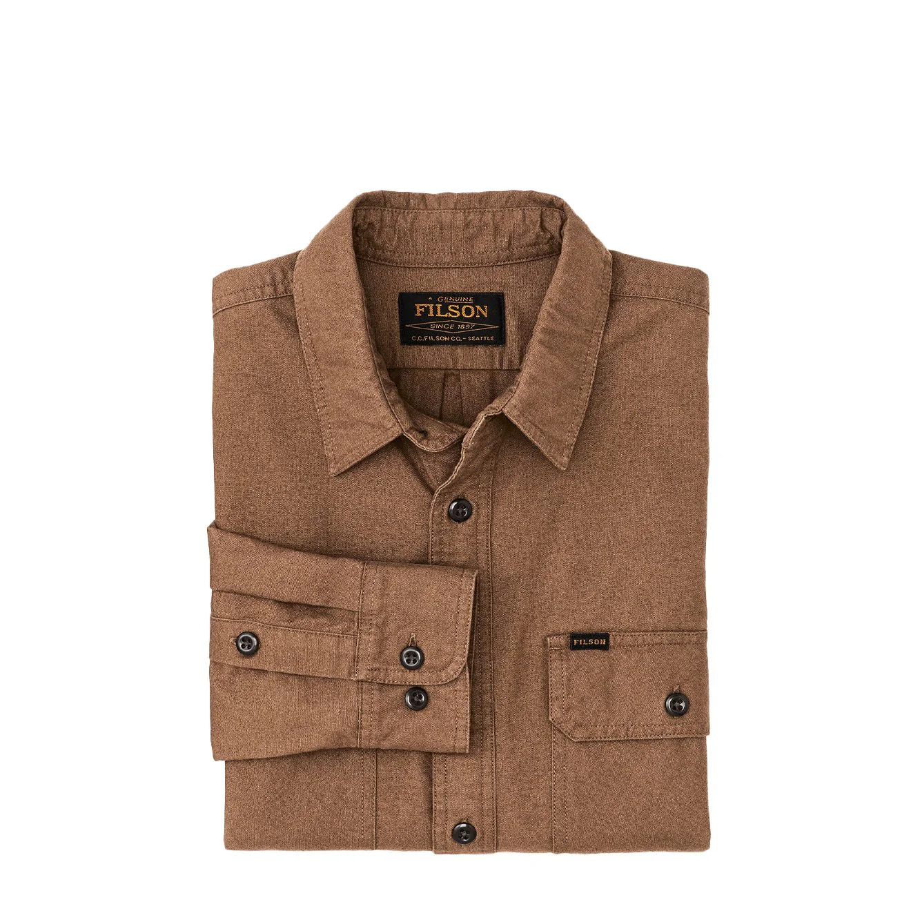 Filson Field Flannel Shirt Partridge - Image 3