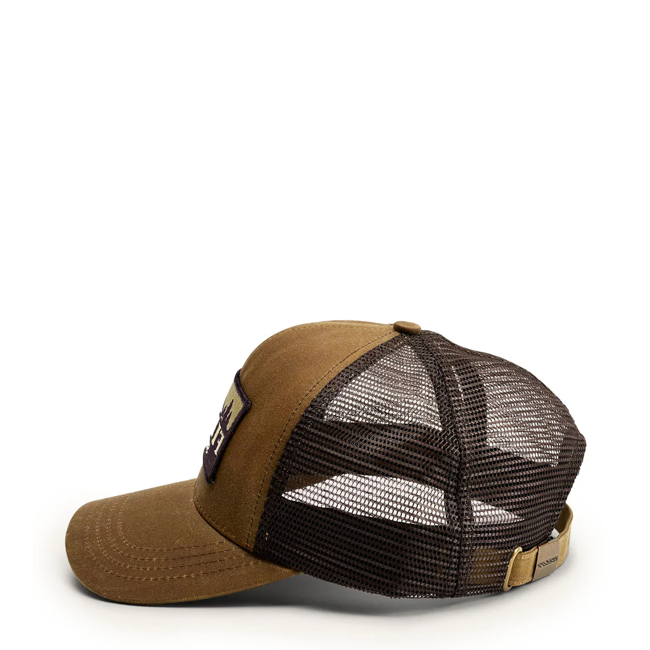 Filson Logger Mesh Cap Dark Tan - Image 2