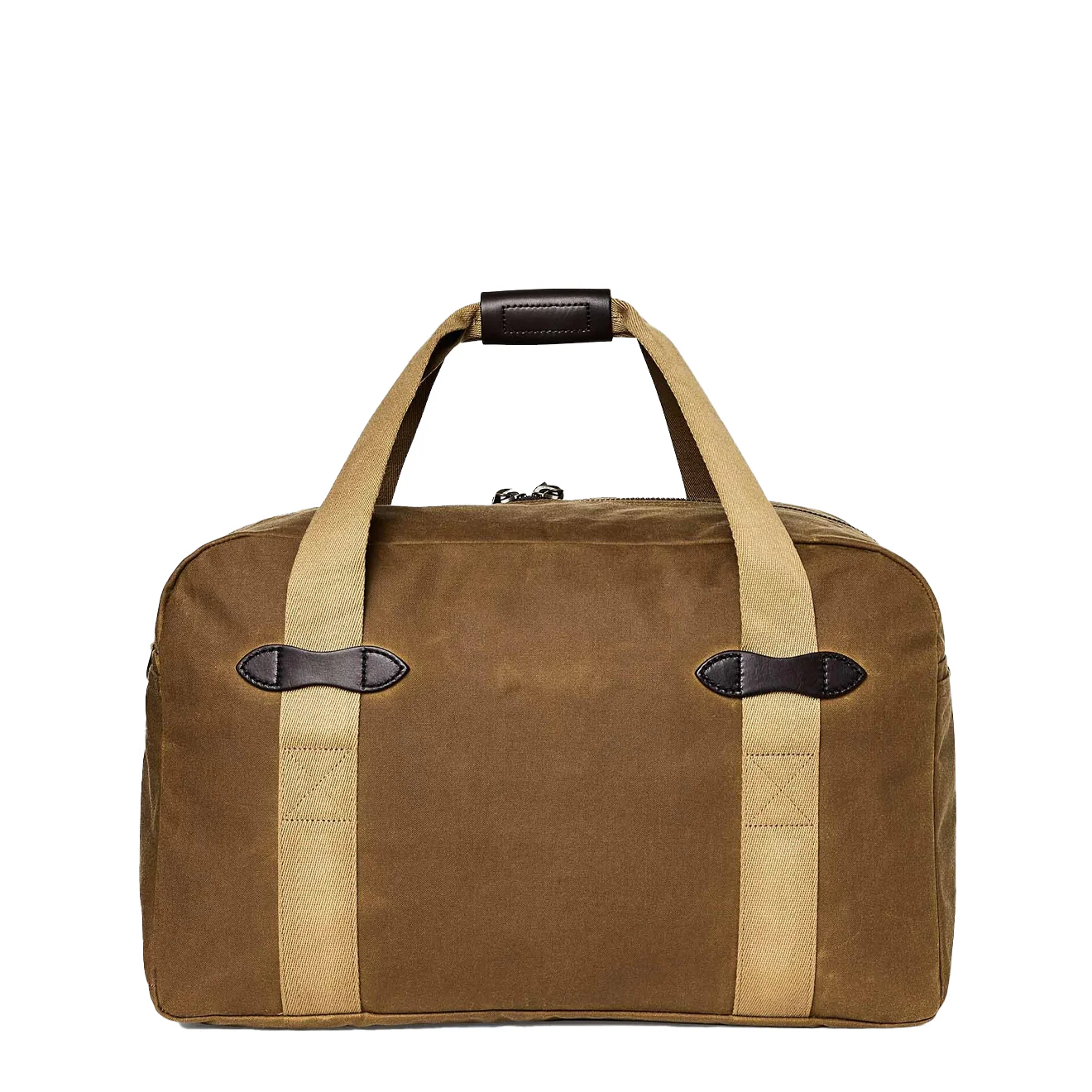 Filson Medium Tin Cloth Duffle Bag Dark Tan - Image 2