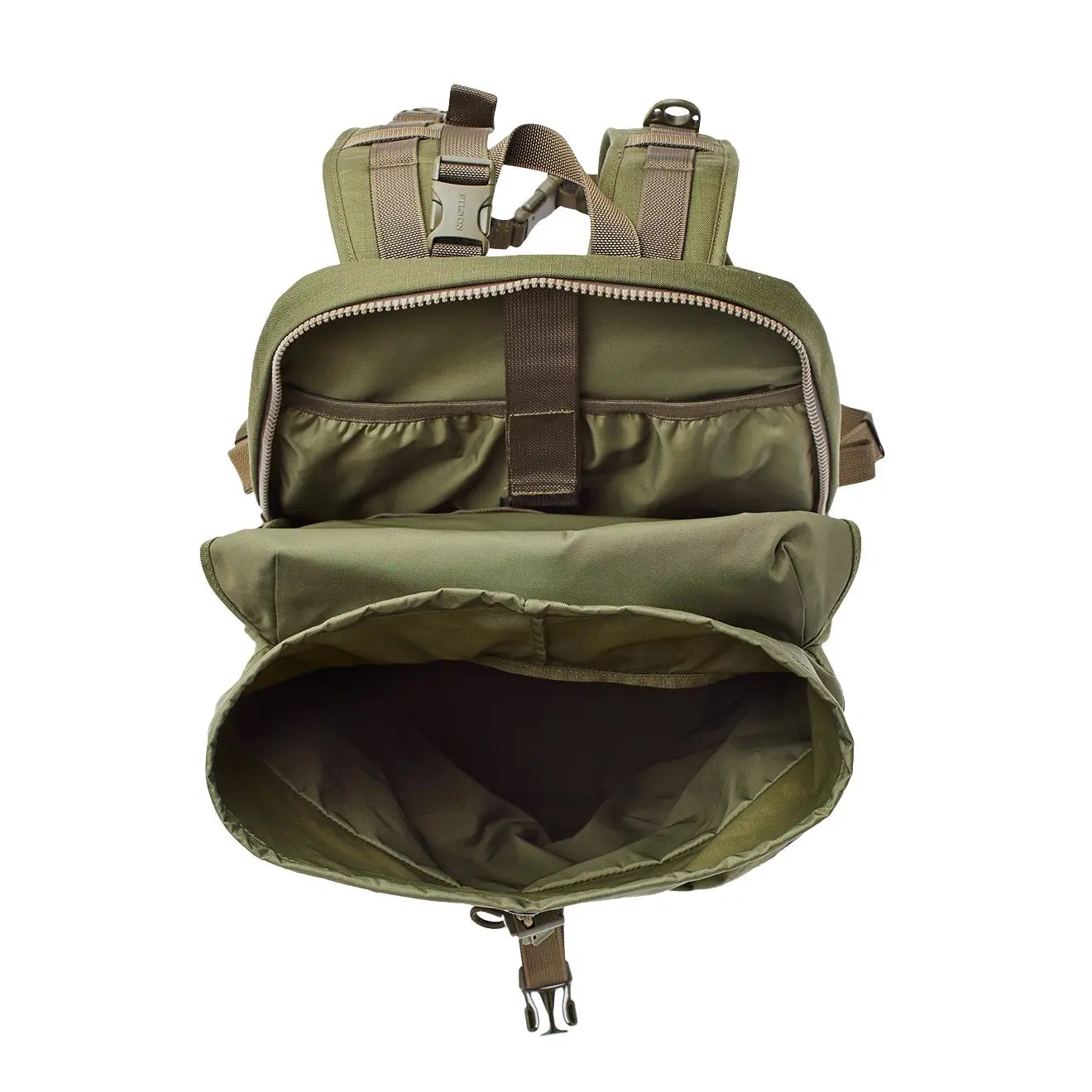 Filson Ripstop Nylon Backpack Surplus Green - Image 4