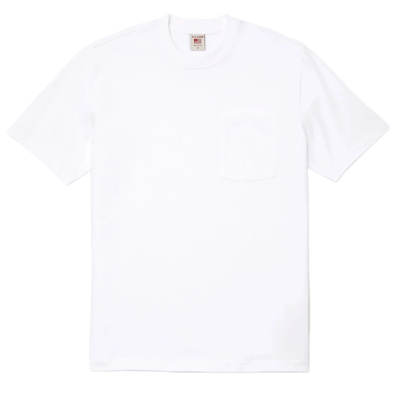 Filson S/S Pioneer Solid One Pocket Bright White