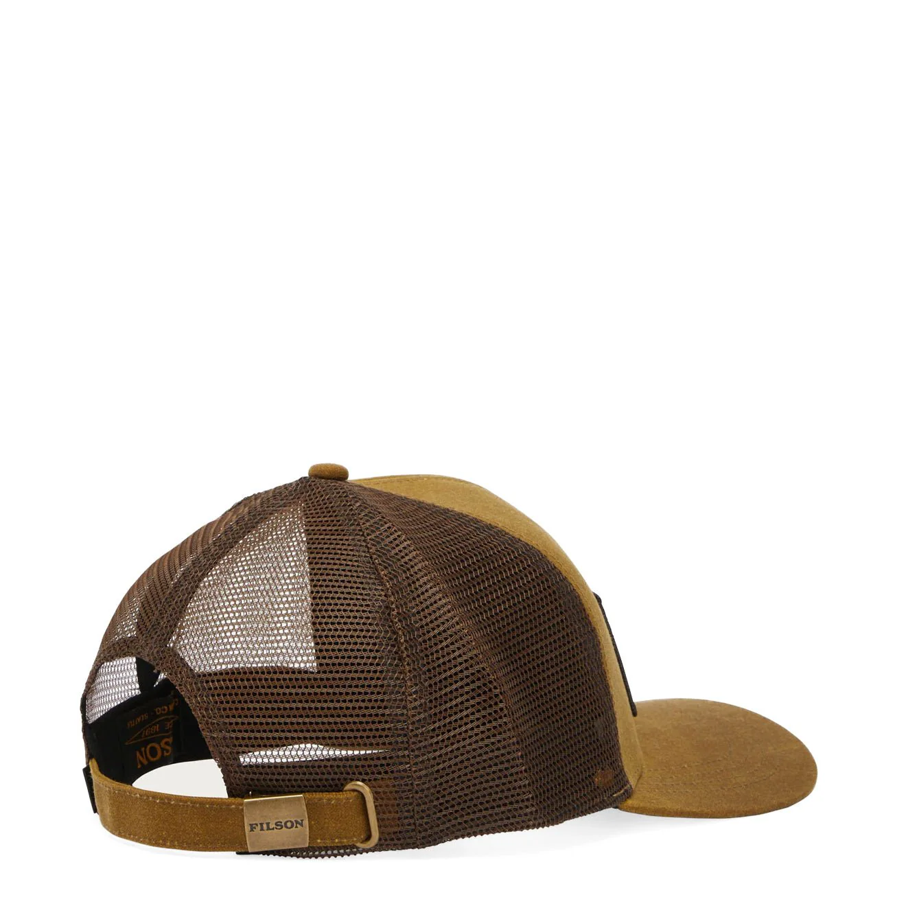 Filson Scenic Waxed Logger Mesh Cap Dark Tan - Image 2