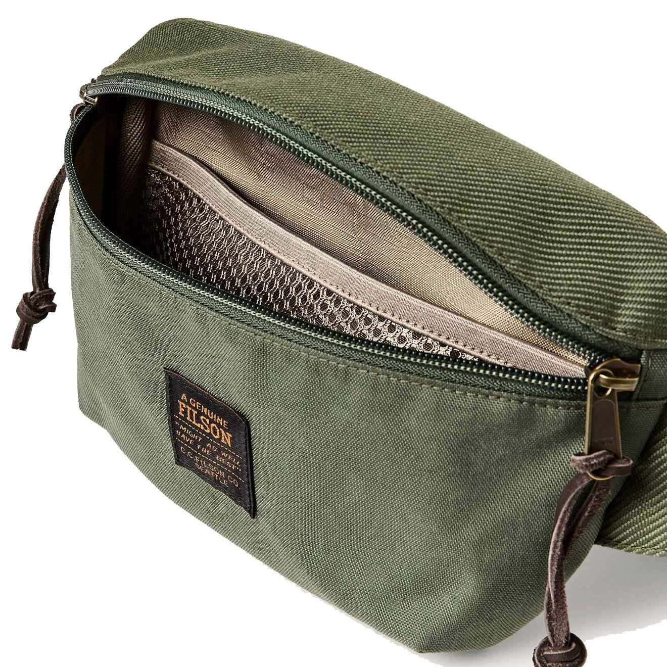 Filson Surveyor Crossbody Pack Service Green - Image 4