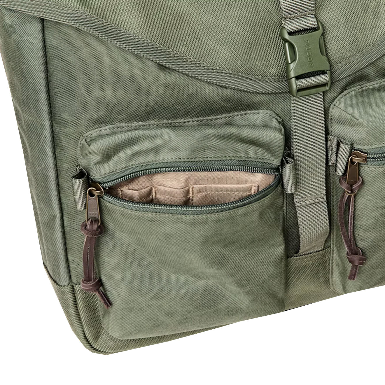 Filson Surveyor Messenger Bag Service Green - Image 5