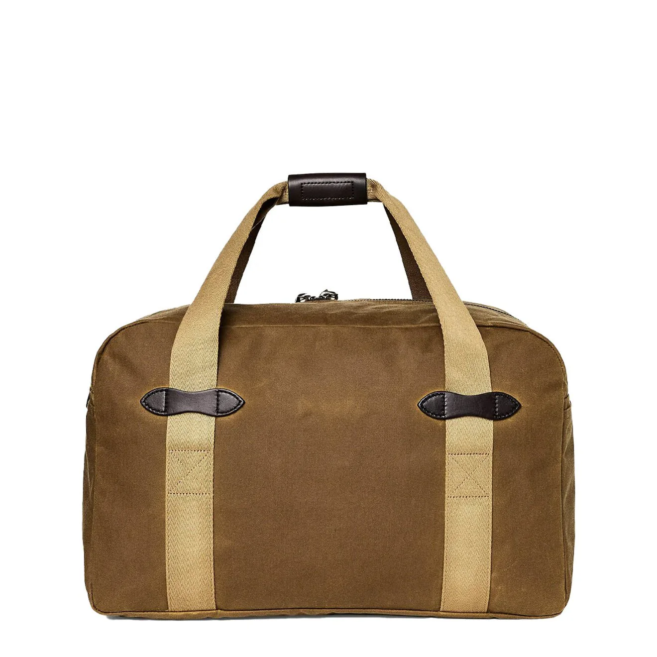 Filson Tin Cloth Medium Duffle Bag Dark Tan - Image 2