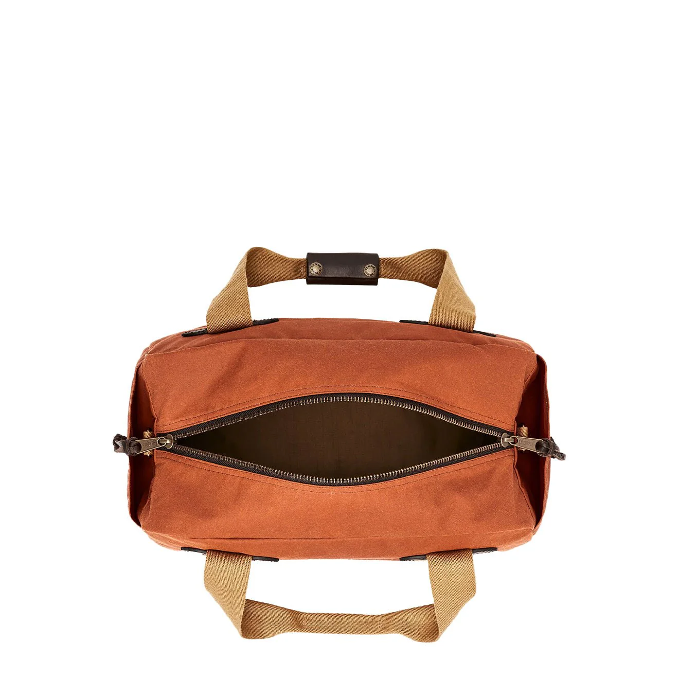 Filson Tin Cloth Small Duffle Bag Rust - Image 4