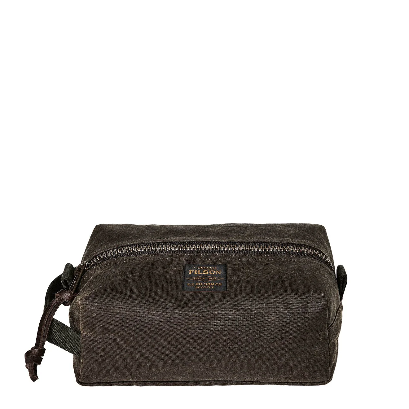 Filson Tin Cloth Travel Kit Otter Green