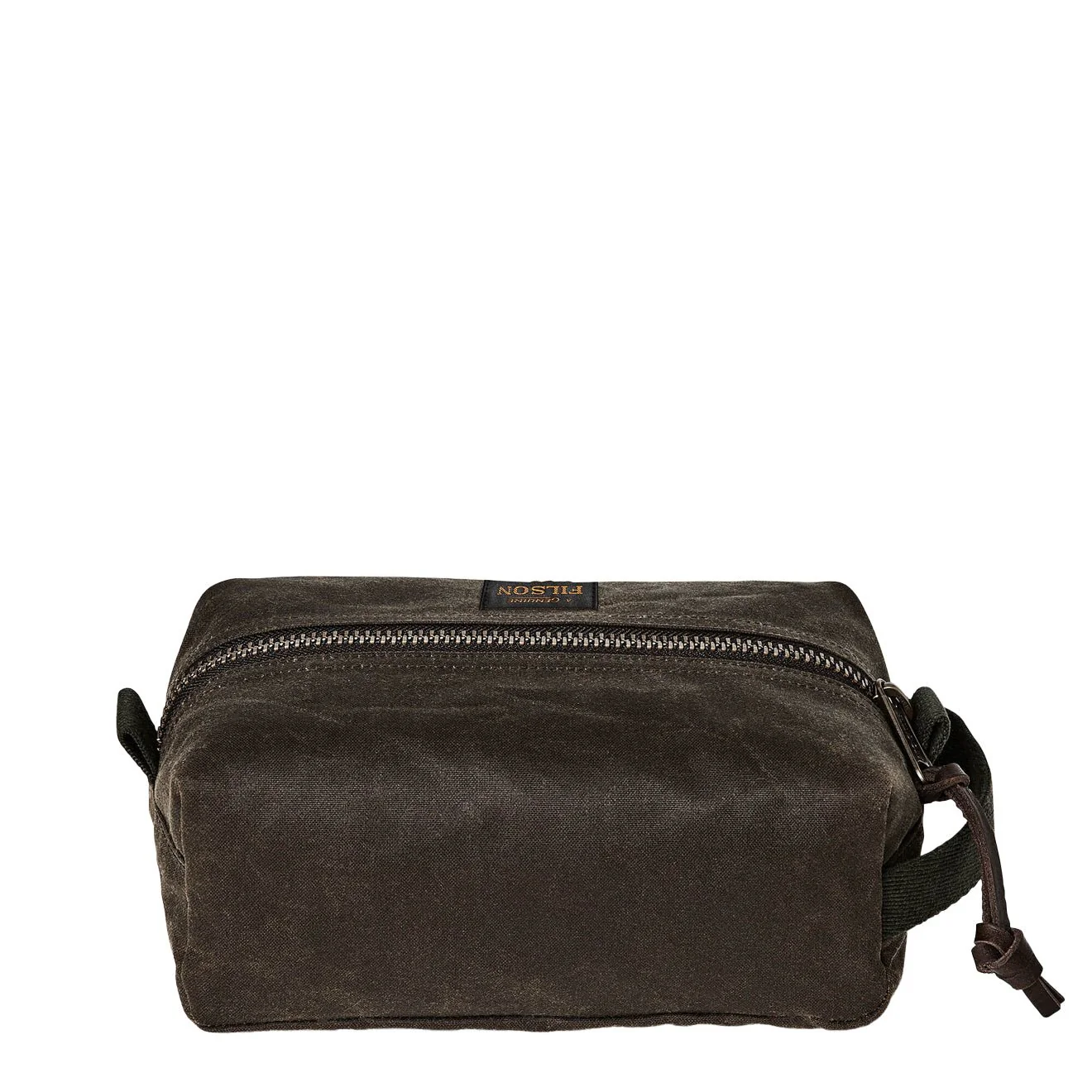 Filson Tin Cloth Travel Kit Otter Green - Image 2
