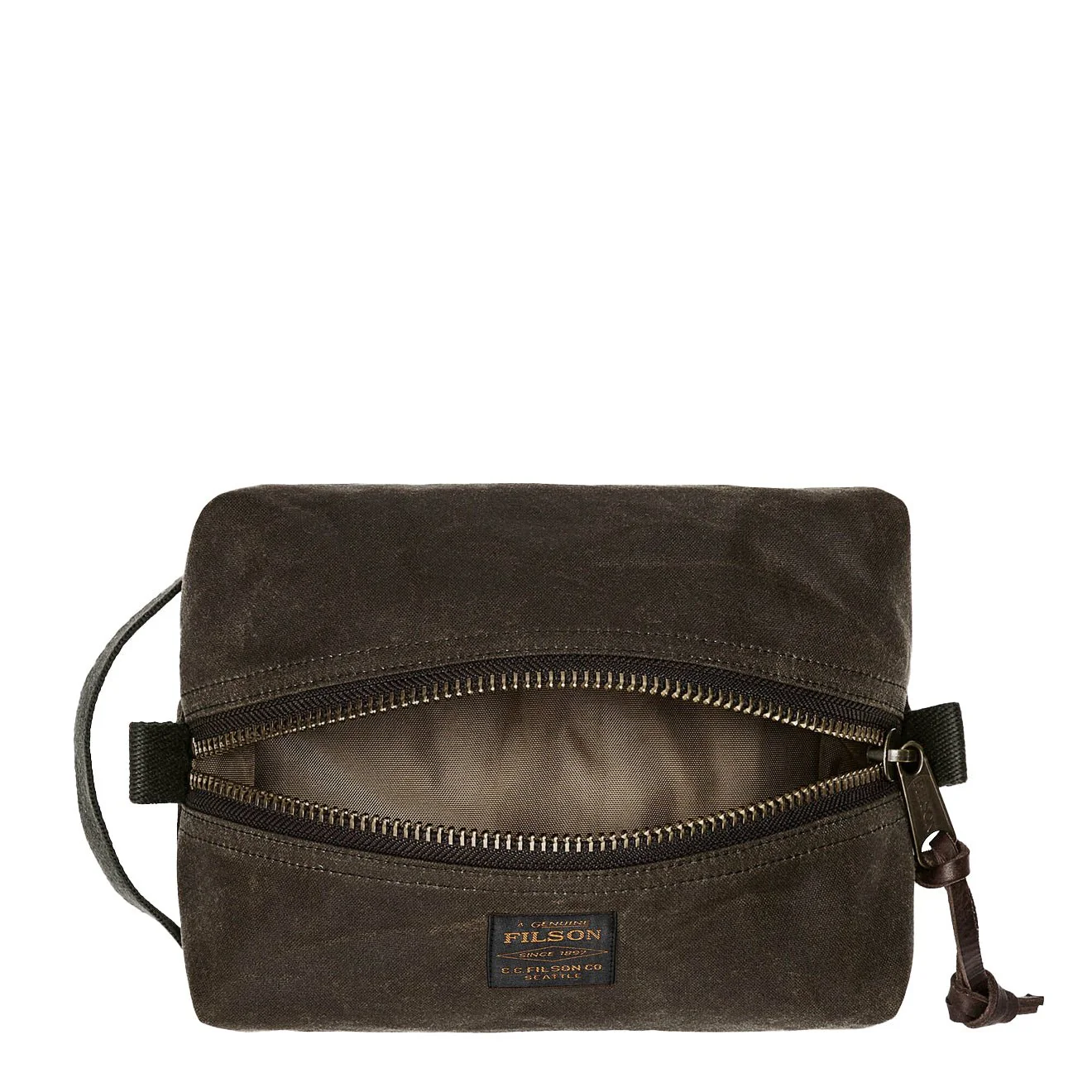 Filson Tin Cloth Travel Kit Otter Green - Image 3