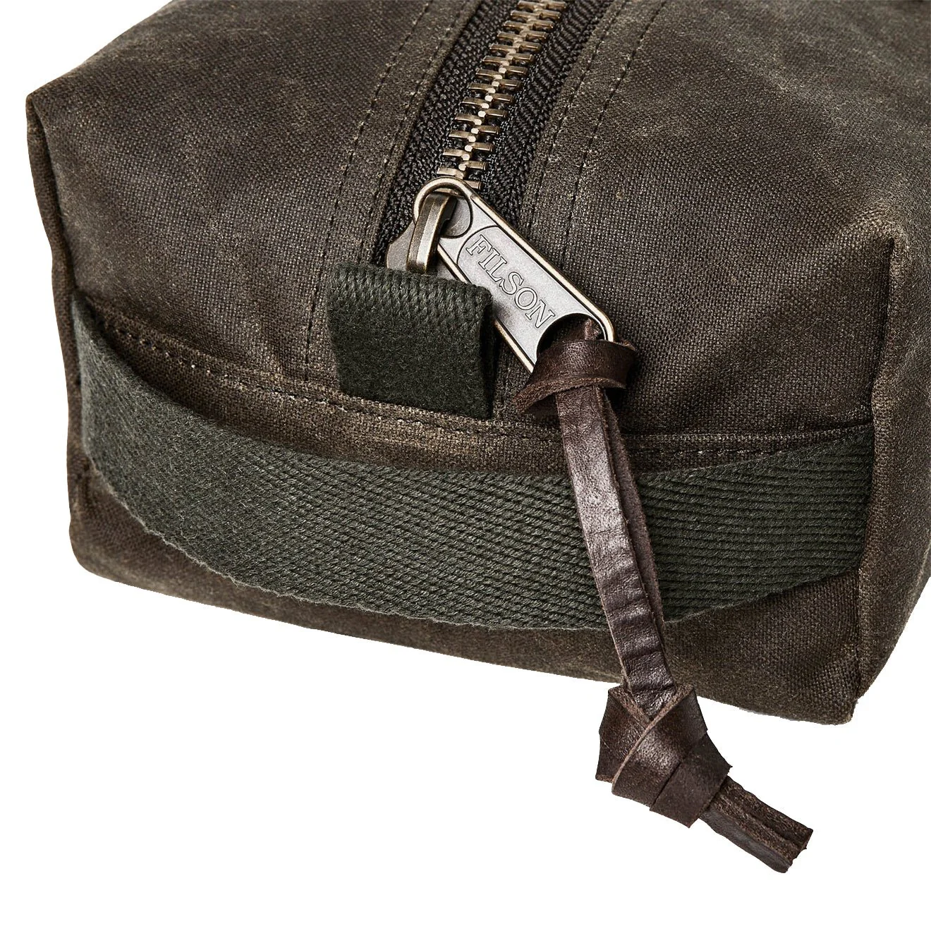 Filson Tin Cloth Travel Kit Otter Green - Image 4