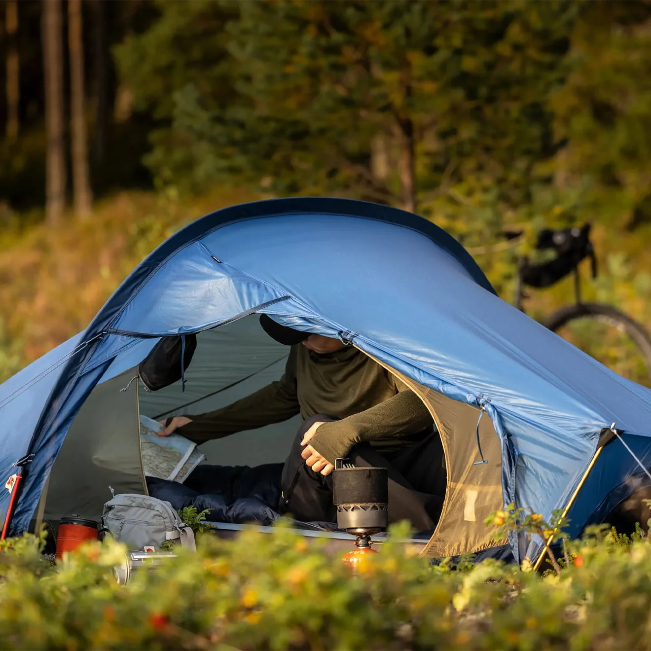 Fjallraven Abisko Lite 1 Tent UN Blue - Image 4