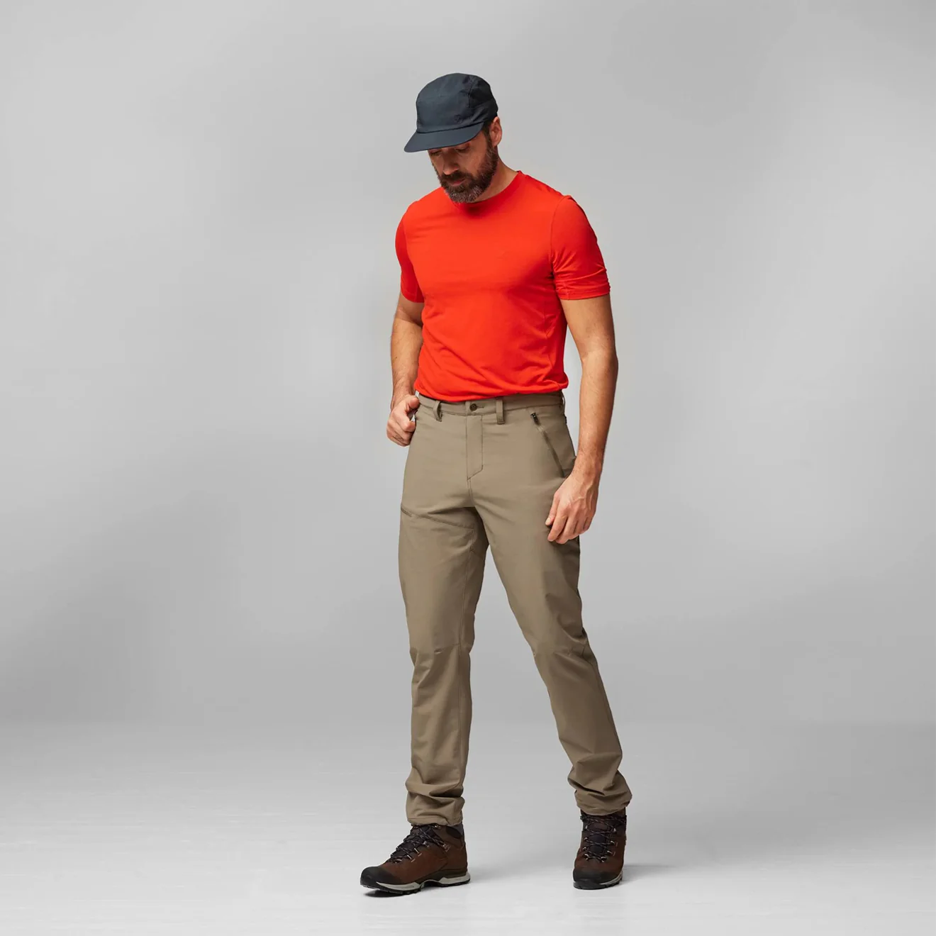 Fjallraven Abisko Trail Stretch Trousers Reg Dark Navy - Image 3