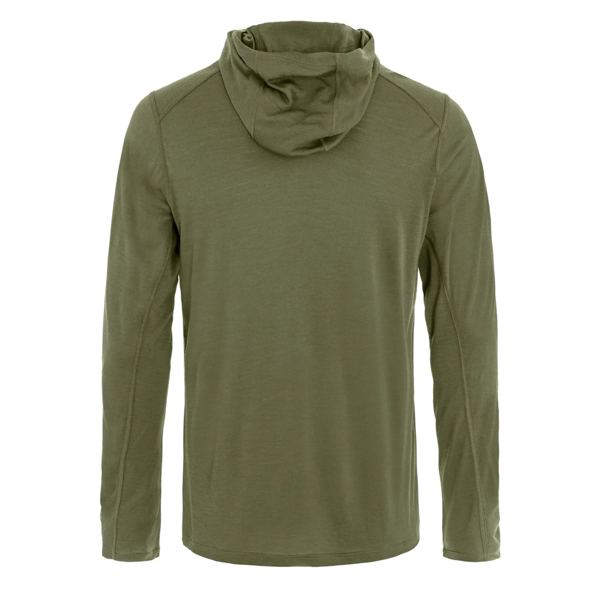 Fjallraven Abisko Wool Sun-hoodie Laurel Green - Image 2
