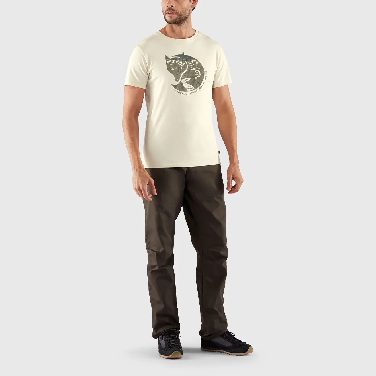Fjallraven Arctic Fox T-Shirt Indigo Blue - Image 3