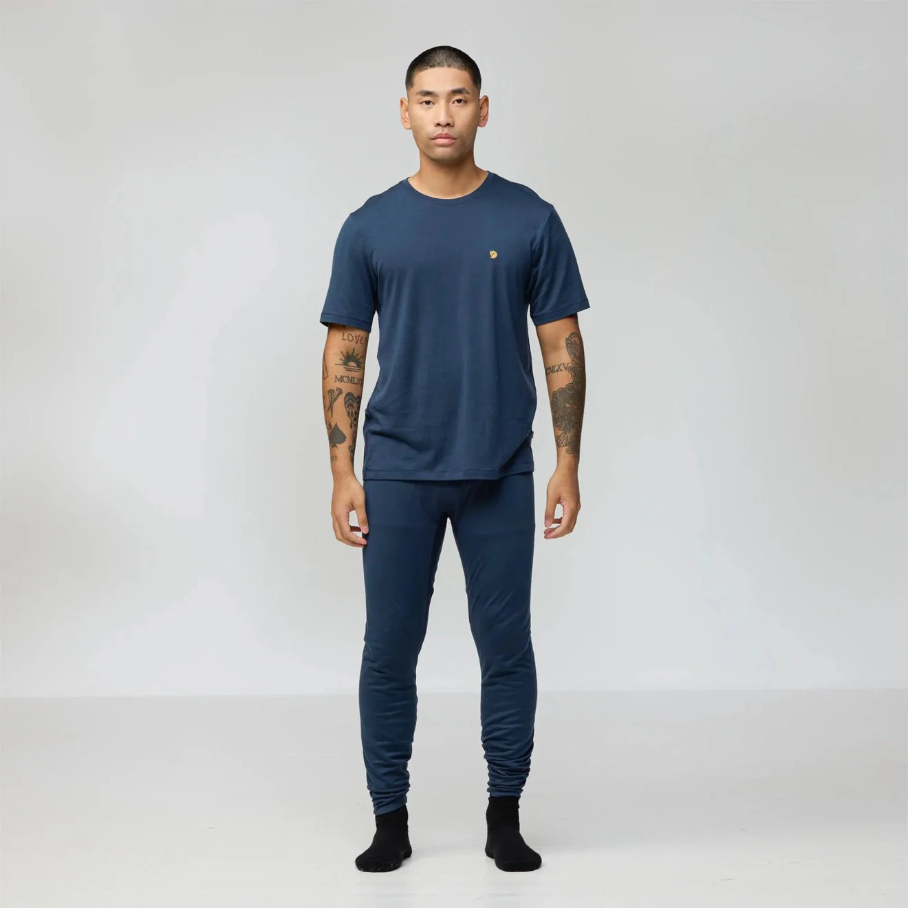 Fjallraven Bergtagen Merino 190 Long John Mountain Blue - Image 3