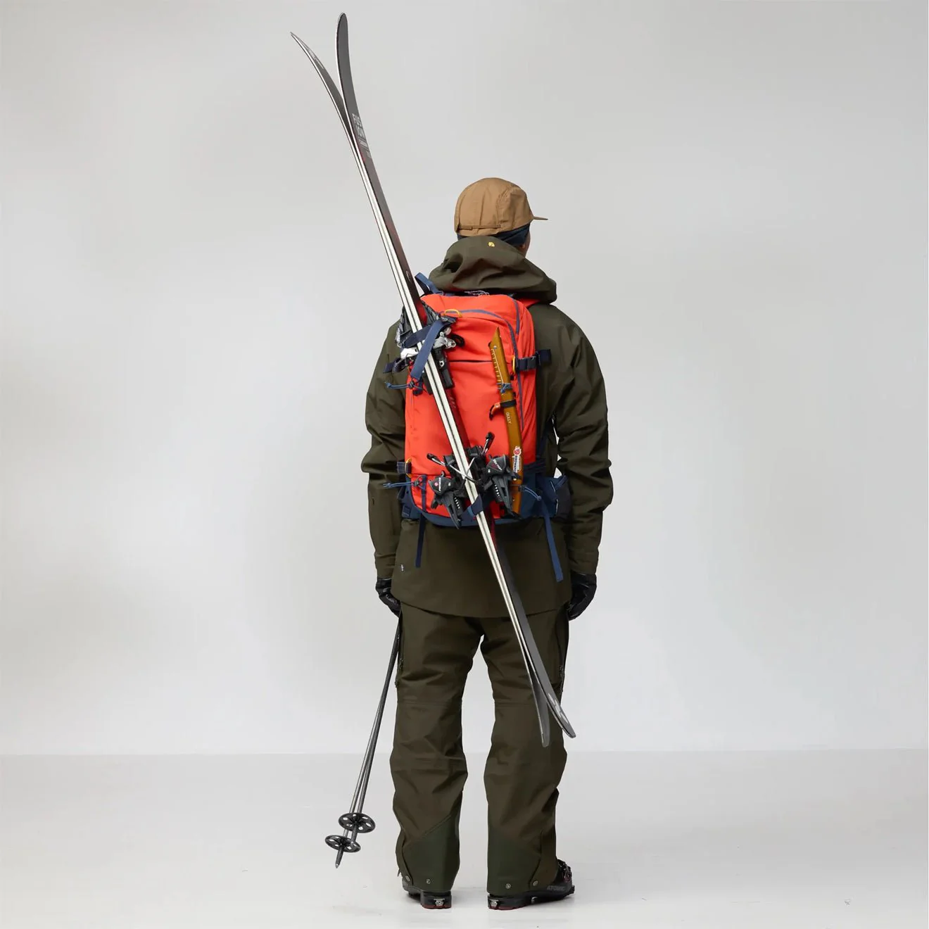 Fjallraven Bergtagen Touring 30 M/L Flame Orange / Mountain Blue - Image 8