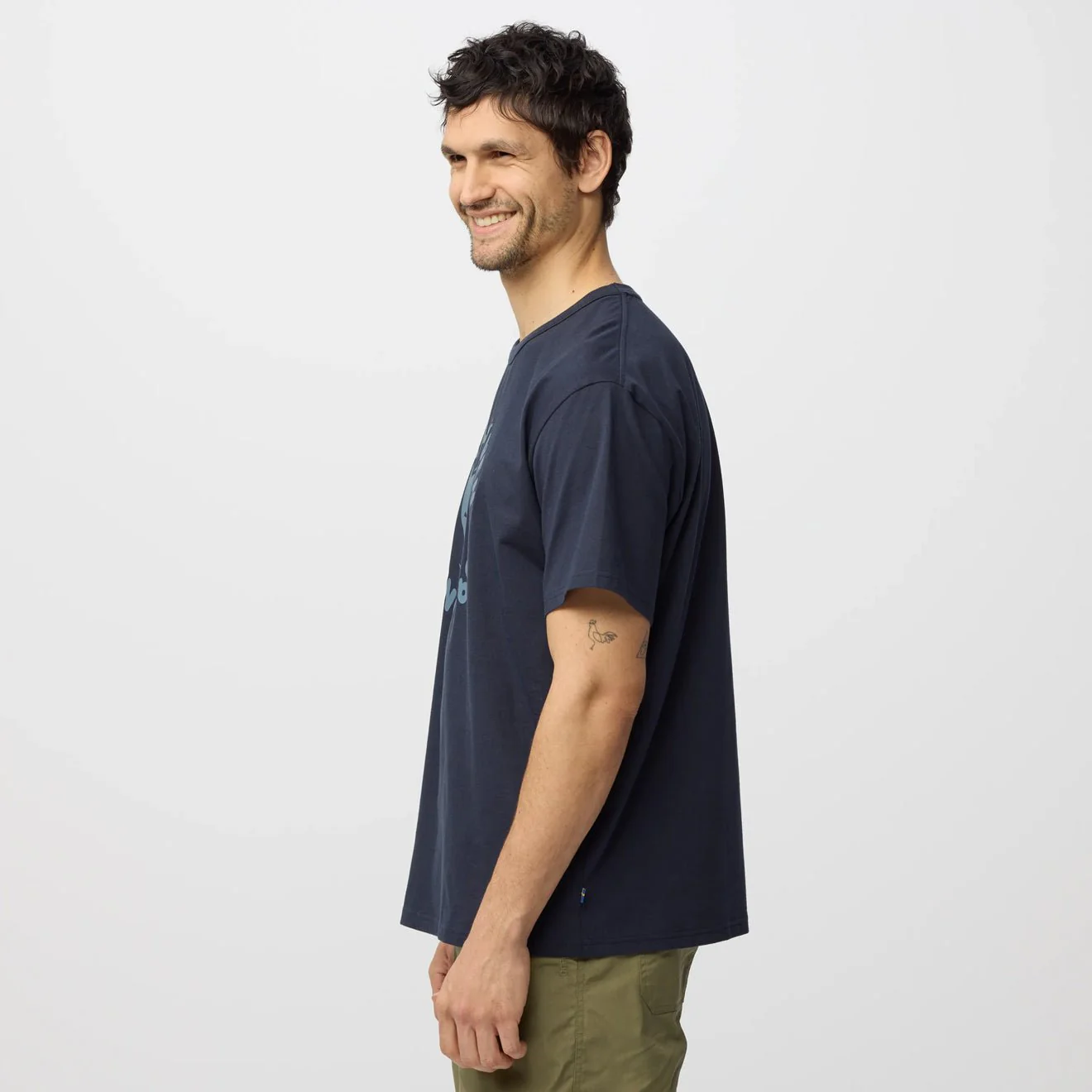 Fjallraven Fjallraven Relaxed T-Shirt Classic Dark Navy - Image 4