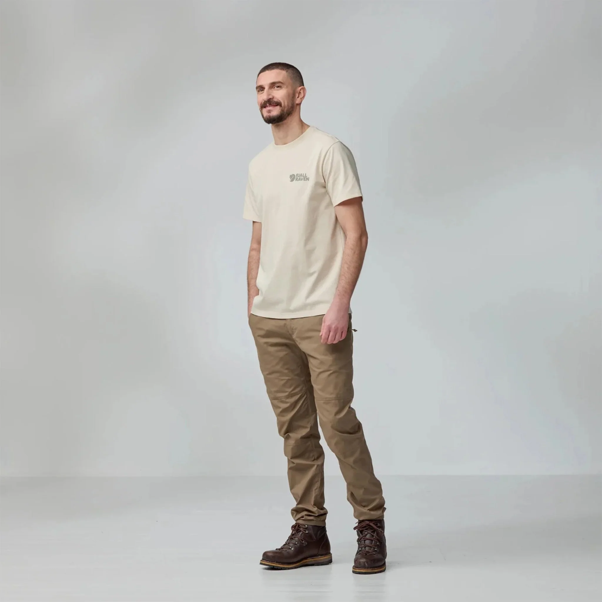 Fjallraven Heavy Classic T-shirt Chalk White - Image 3