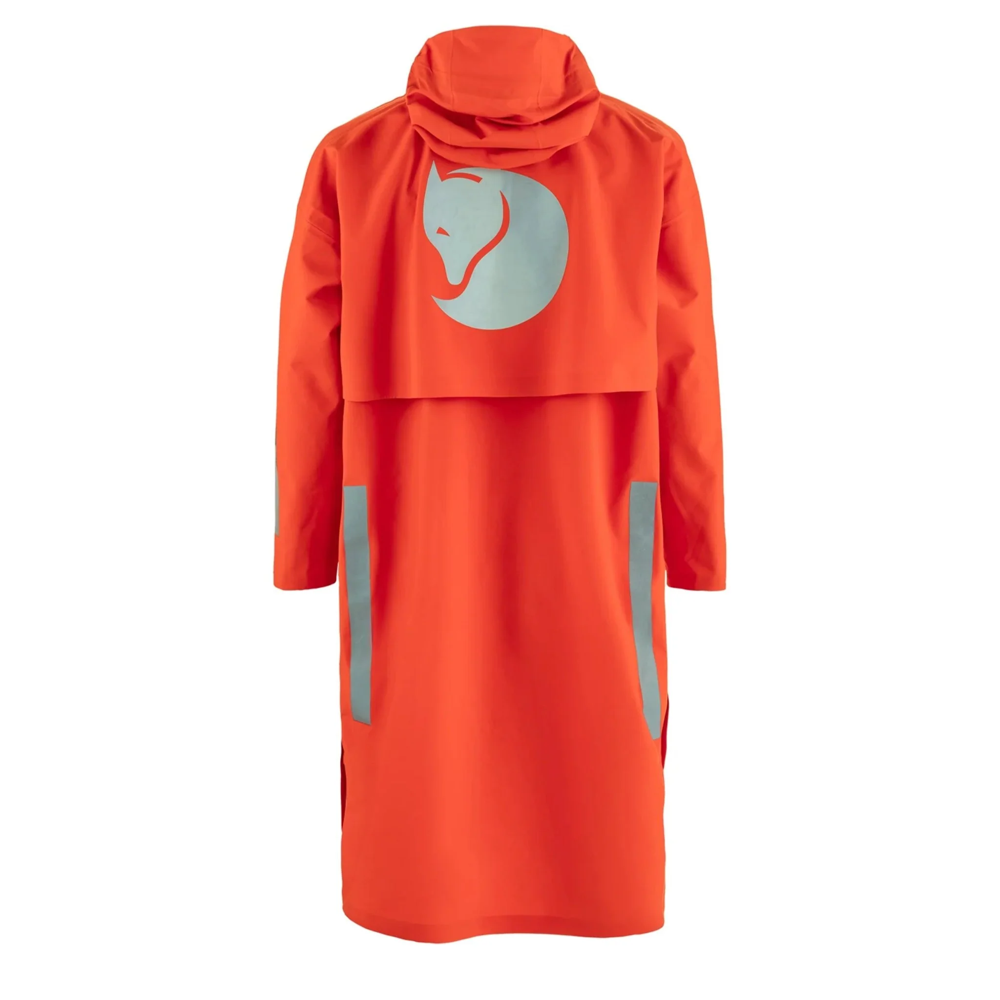 Fjallraven Hoja Rain Fox Poncho Flame Orange - Image 2