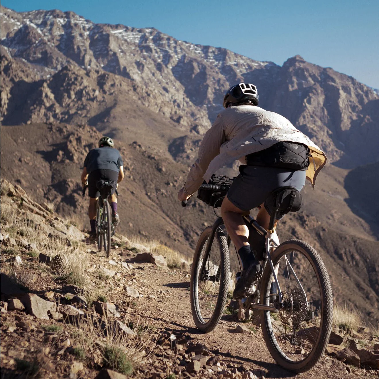 Fjallraven Hoja Rider's Wind Jacket Fossil - Image 5