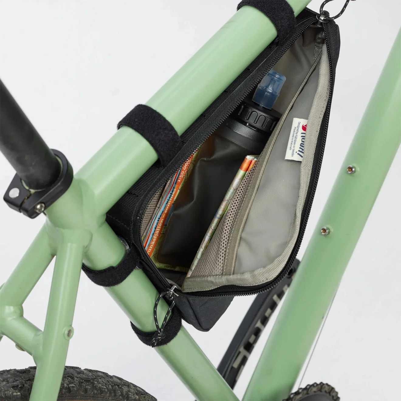 Fjallraven Hoja Triangle Frame Bag Classic Black - Image 5