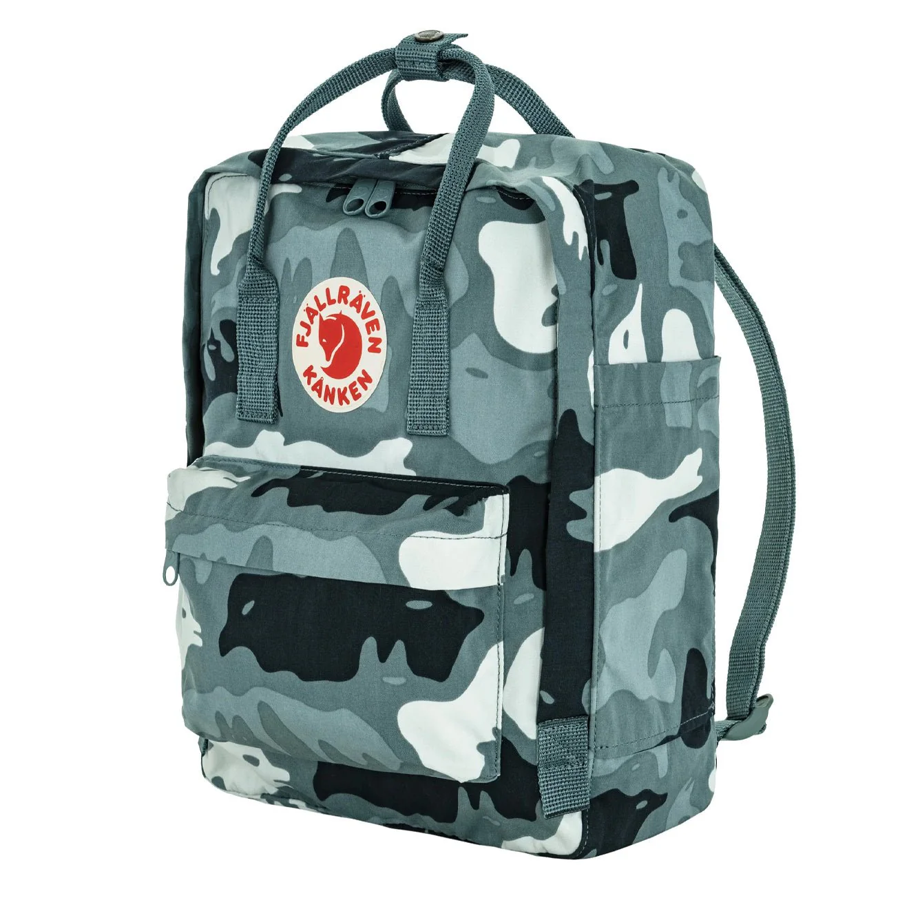 Fjallraven Kanken Graphics Backpack Nimbus Blue / Hidden Animals - Image 2