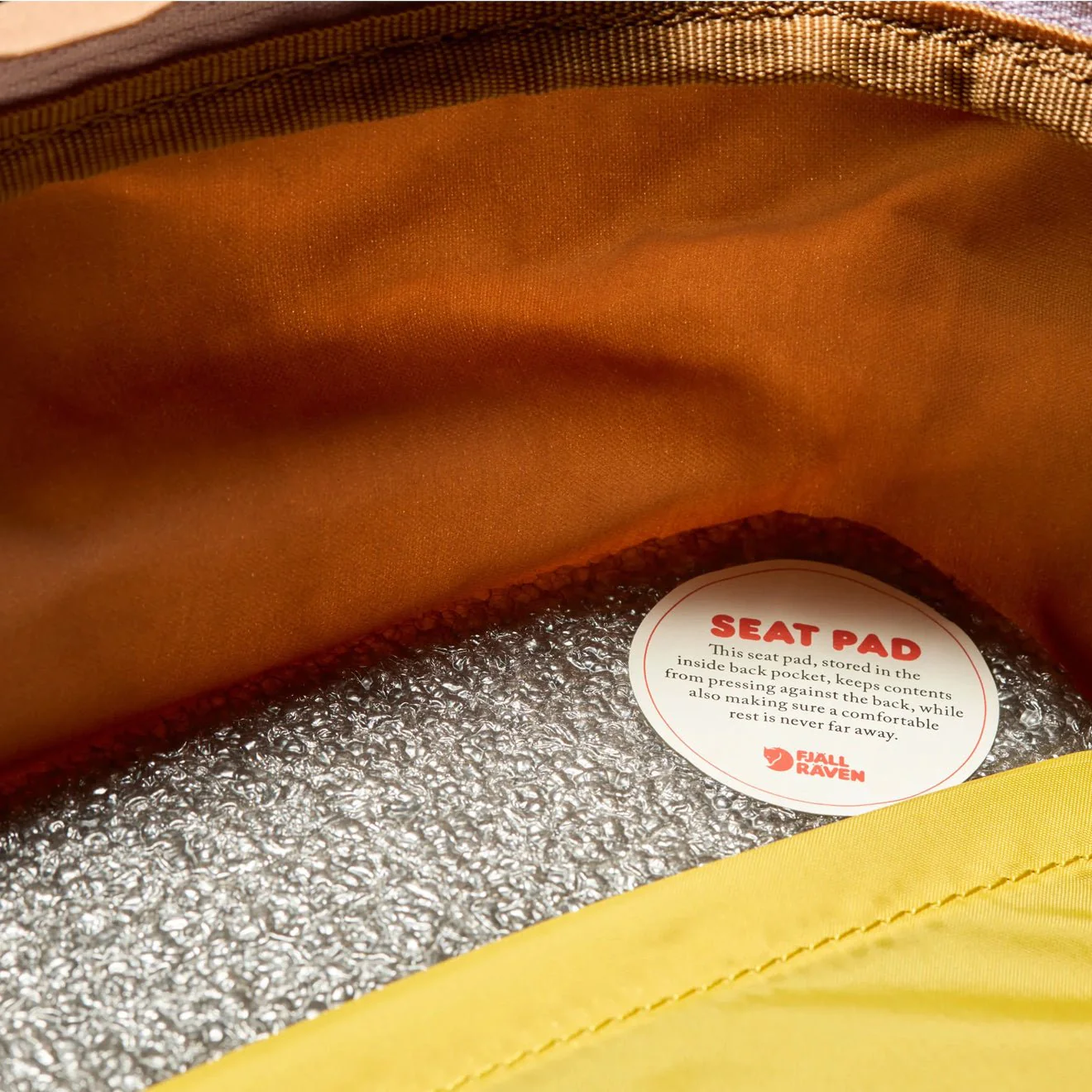 Fjallraven Kanken Koncept Backpack Khaki Dust / Kantarell - Image 10