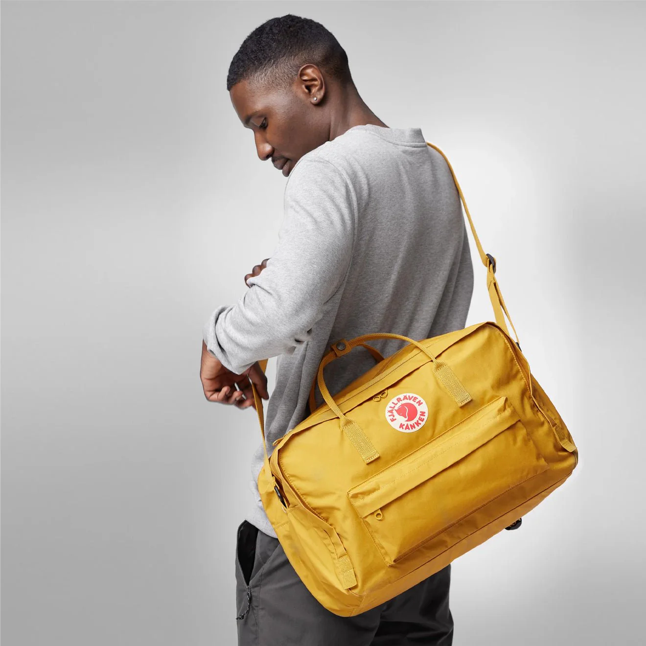 Fjallraven Kanken Weekender Bag Green - Image 5