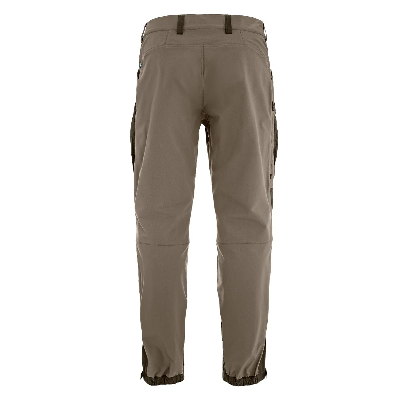Fjallraven Keb Agile Trousers Reg Leg Classic Suede Brown / Dark Olive - Image 2