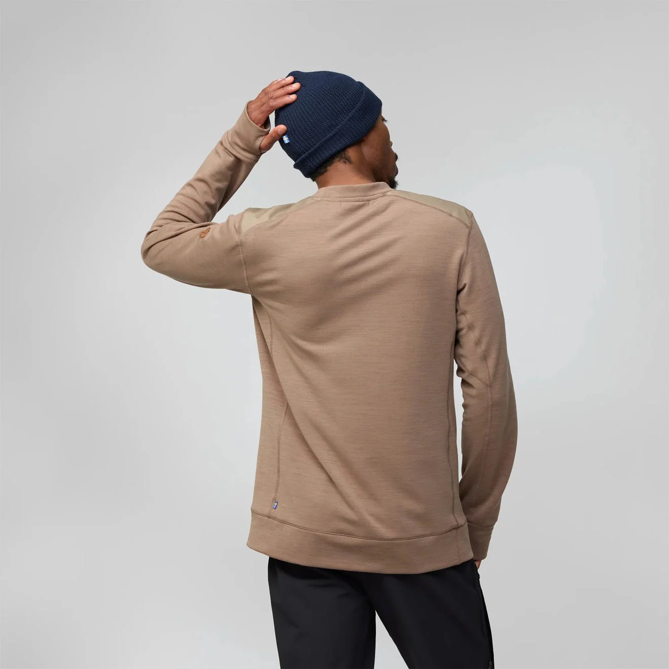 Fjallraven Keb Fleece Crew Neck Dark Navy - Image 4