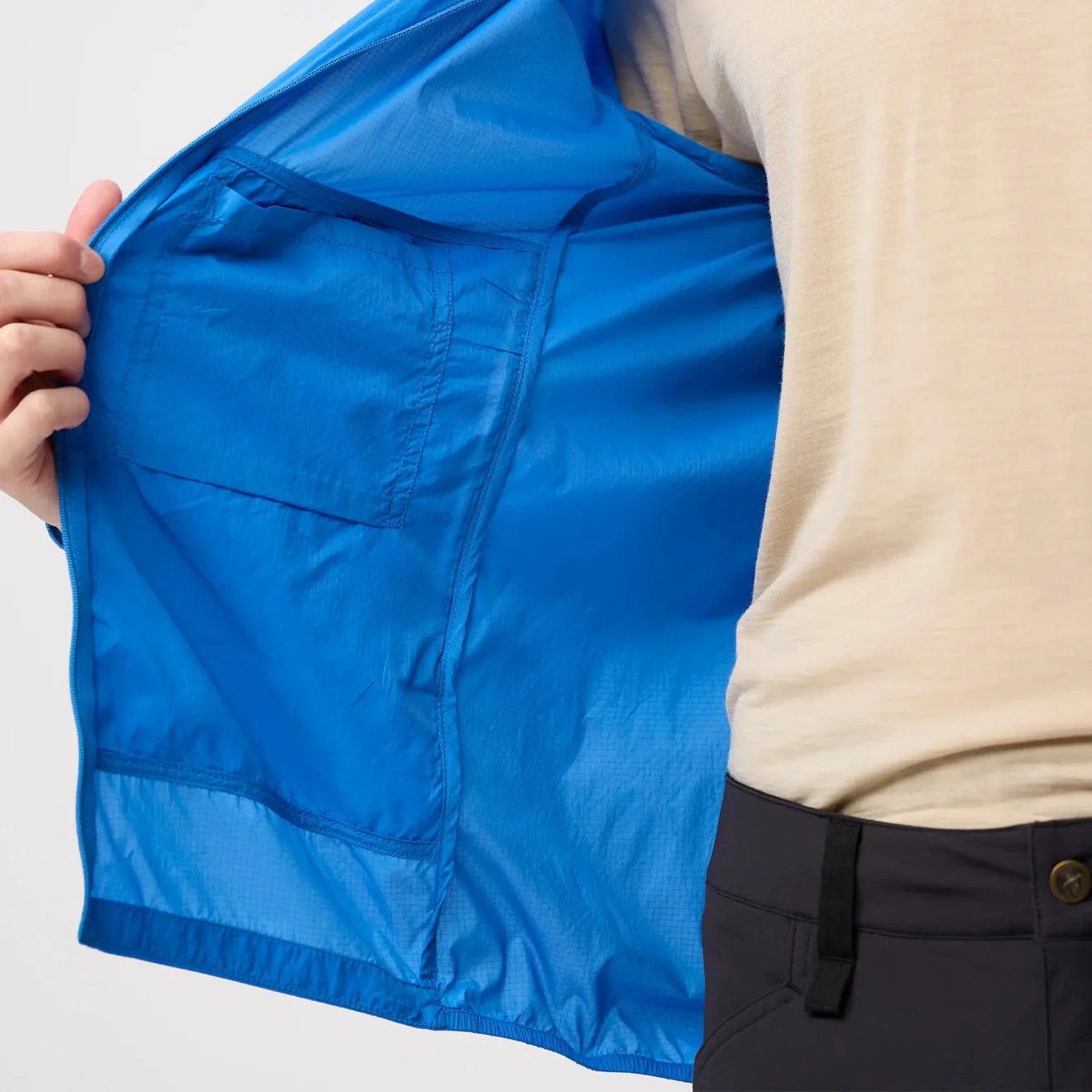 Fjallraven Keb Latt Wind Jacket Classic Mountain Blue - Image 4