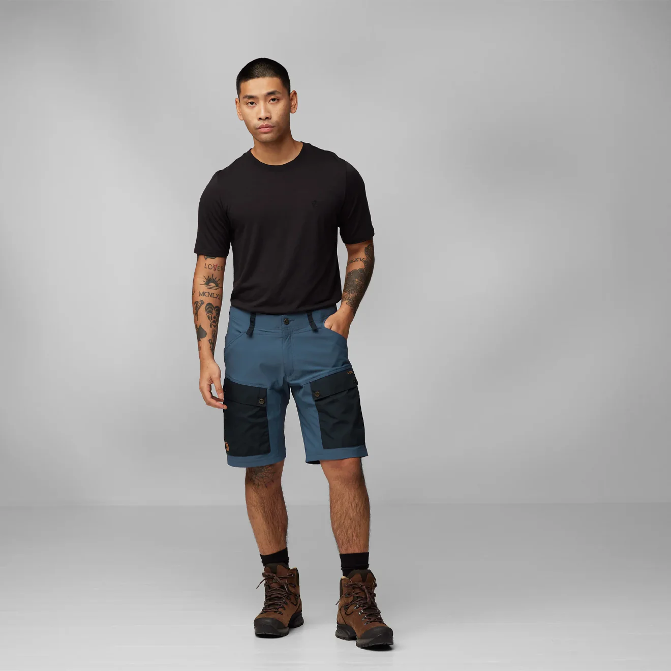 Fjallraven Keb Shorts Black / Black - Image 3