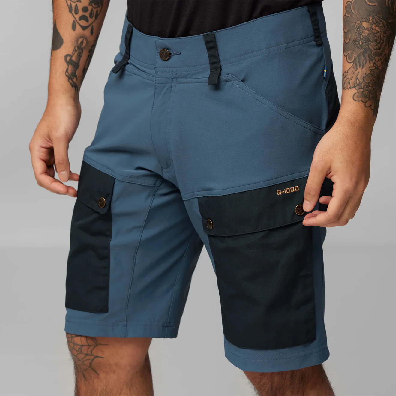 Fjallraven Keb Shorts Black / Black - Image 7