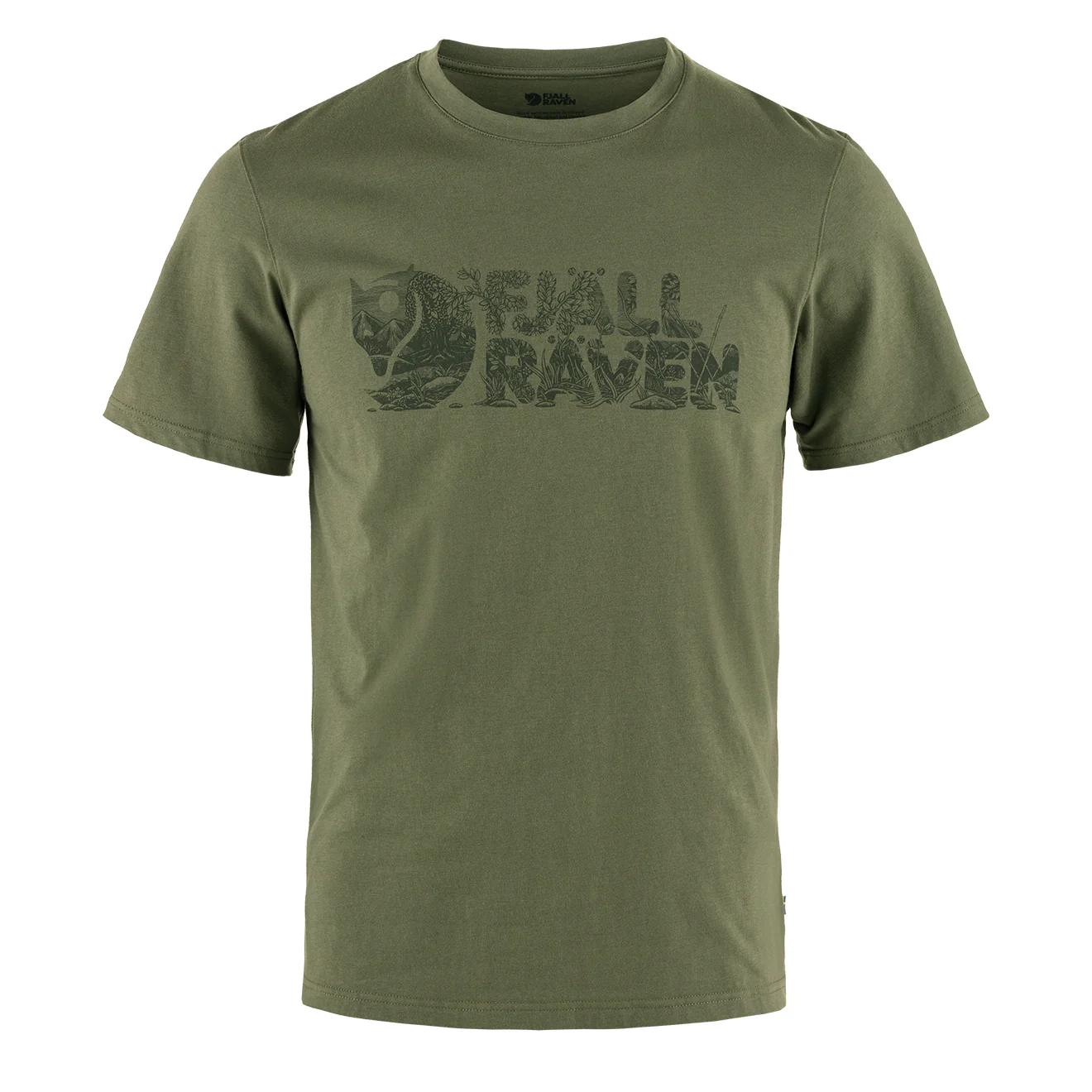 Fjallraven Lush Logo T-Shirt Laurel Green